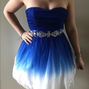 Beautiful ombré blue dress
